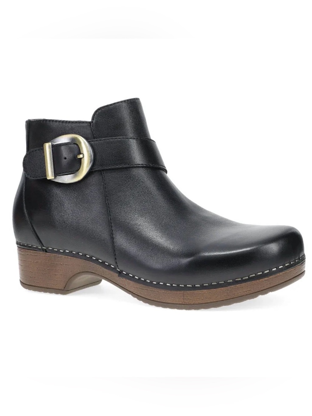 Dansko Brennan Women’s Black Leather Ankle Boots Size: 41